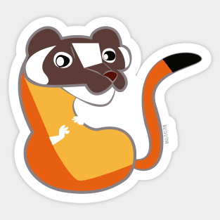 Totem California Weasel Sticker